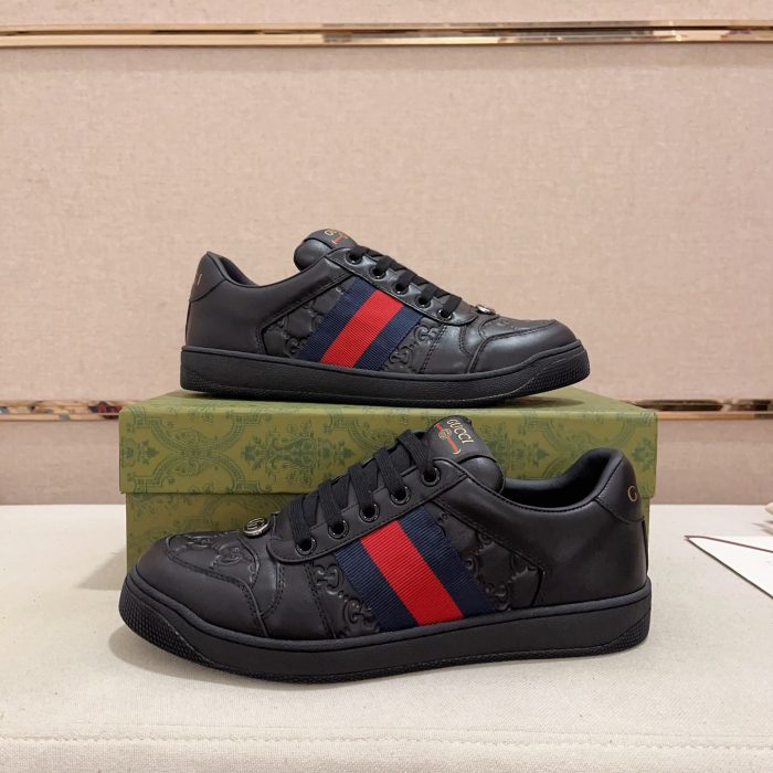 Gucci2024早春古驰G家 最新爆款休闲小黑鞋